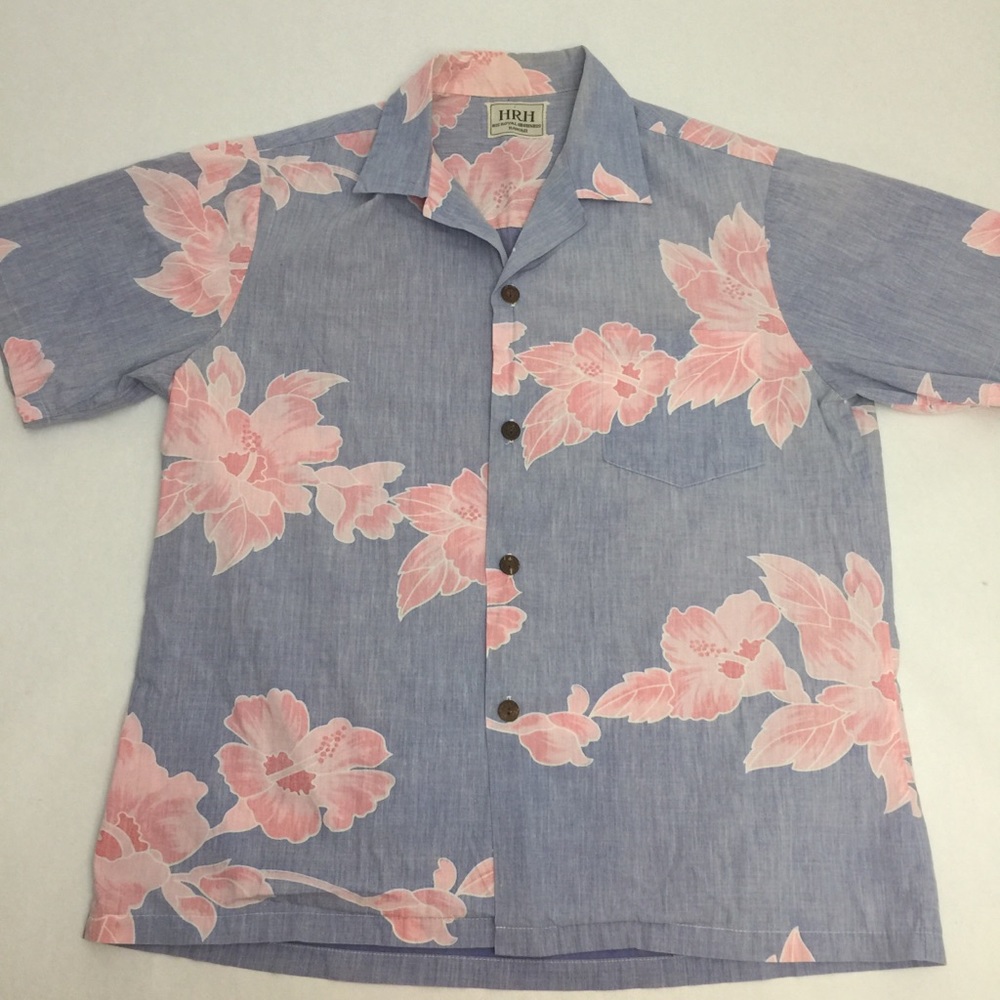 HRH His Royal Highness Hawaiian Floral Shirt X71